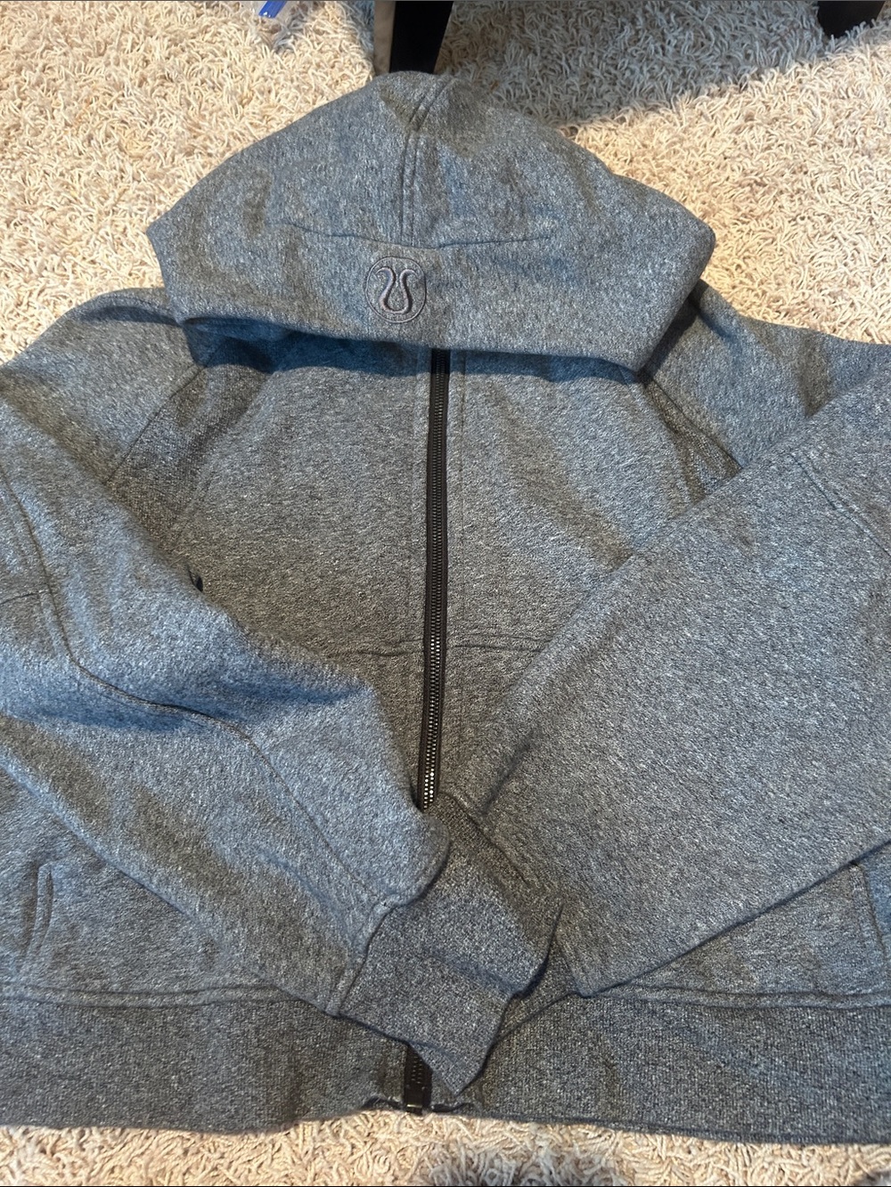 lululemon athletica Gray Full-Zip Hoodie